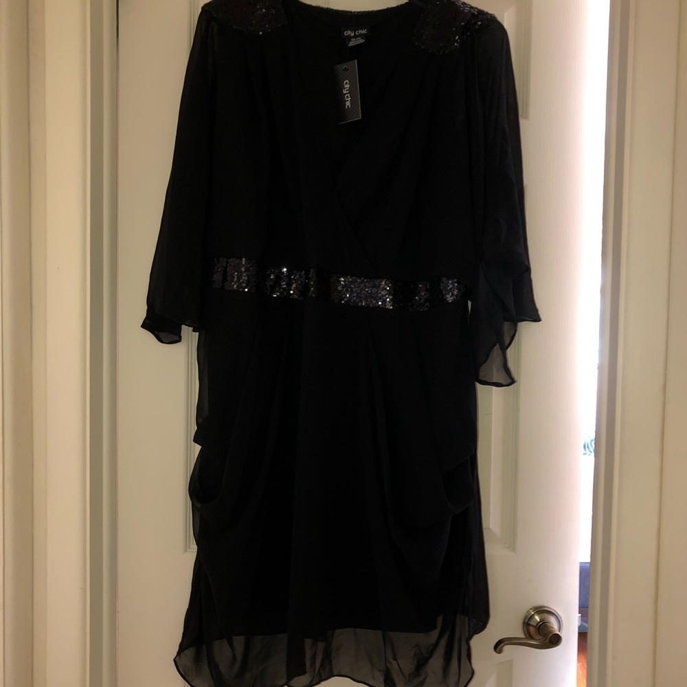 City Chic brand new sequins detail dress